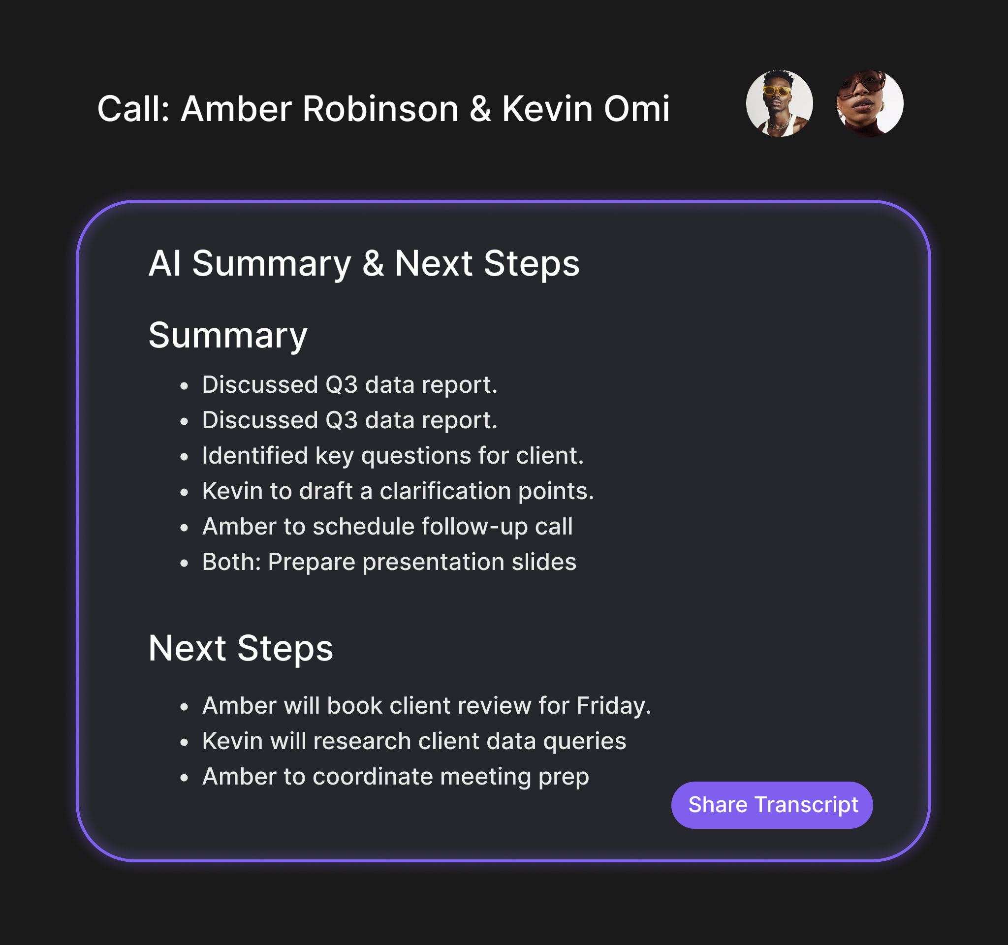 call-summary
