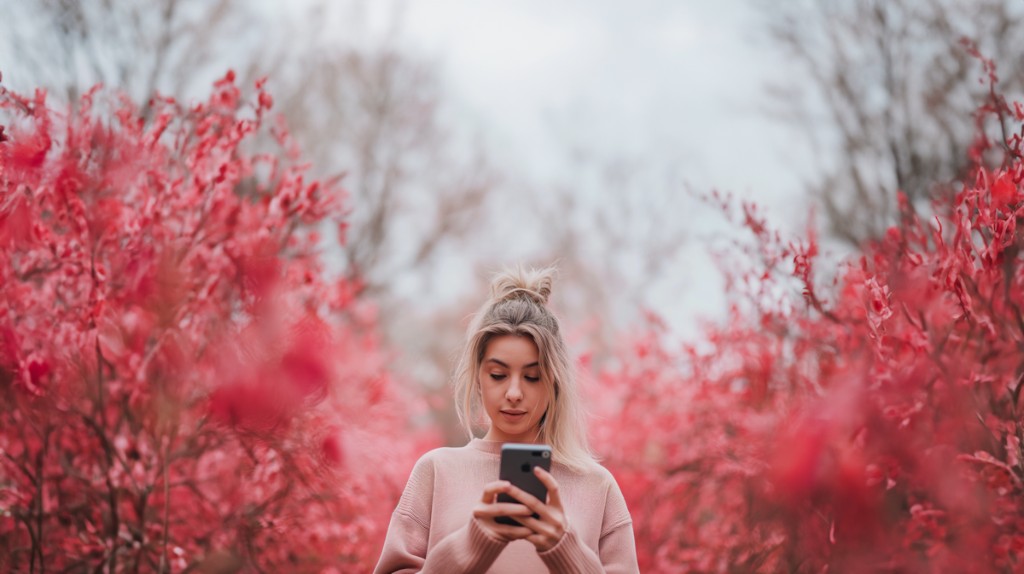 Customer using a smartphone while support agents manage conversations in a shared inbox